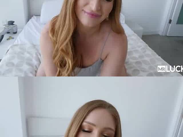 Getting Obsessed With Concupiscent Sweetheart Skylar Snows Blue Eyes And Large Bazookas