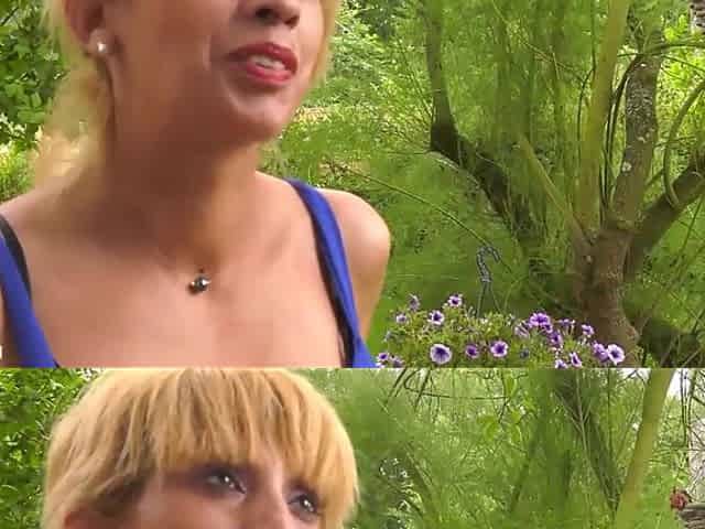 In a verdant garden, two women who love women encounter a man possessing a notably large penis.