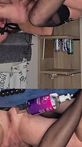 Amateur Couple Masturbate in Front of Each Other While Watching Hardcore Porn Movies