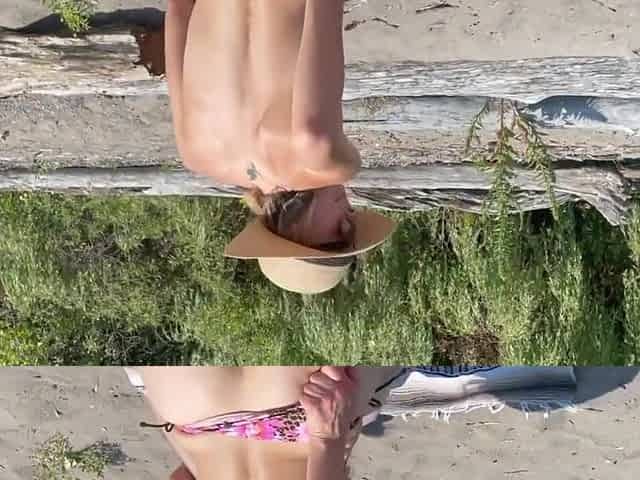 Husband Shares And Films Wife Fucking Friend On Public Beach / Amateur Hotwife