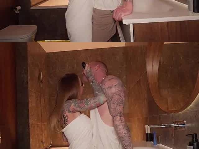 I Pulled His Panties Down in the Baths and This chab Screwed Me Until I Groaned Loudly