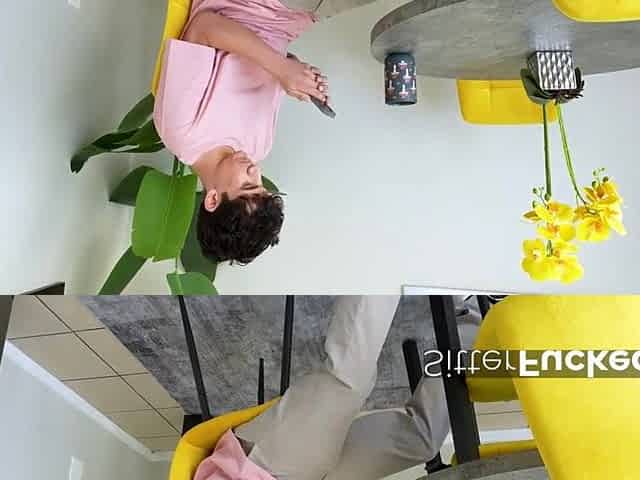 Boss Blackmails Exhibitionist Babysitter