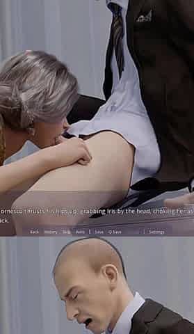 Hot MILF Secretary Having Sexual Affair with an Ugly Oldman Staff