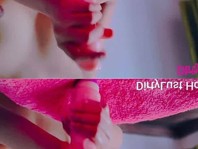 Huge Dildo Handjob by Indian Girl