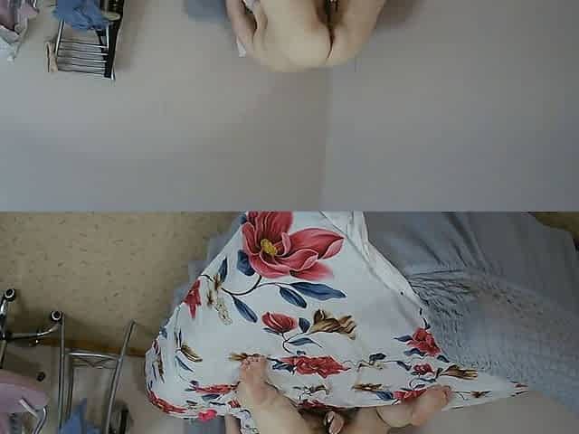 Girlfriend's Big Ass and Big Hairy Pussy
