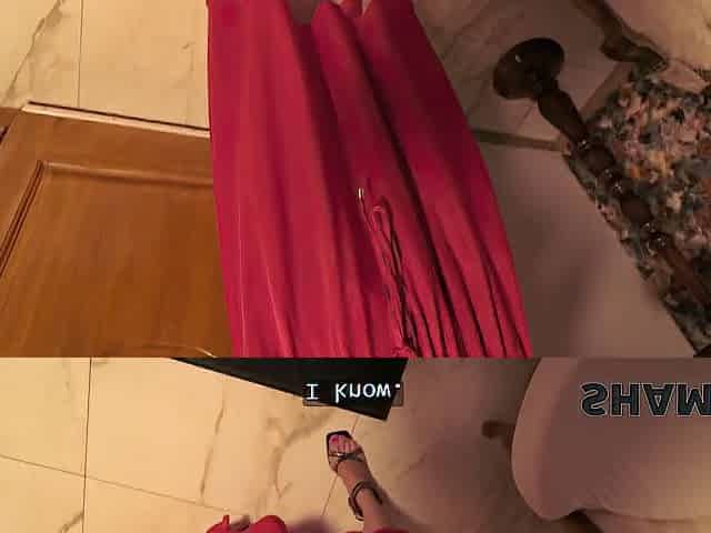 SHAME4K. Sexually excited wench is screwing at her ally's place after party