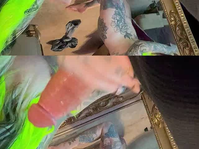 Massive melons gothic tattoobabie08 pounded creampied and titty drilled
