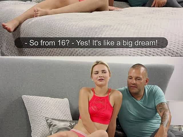 FakeTaxi Hot blonde tourist in first time blowjob