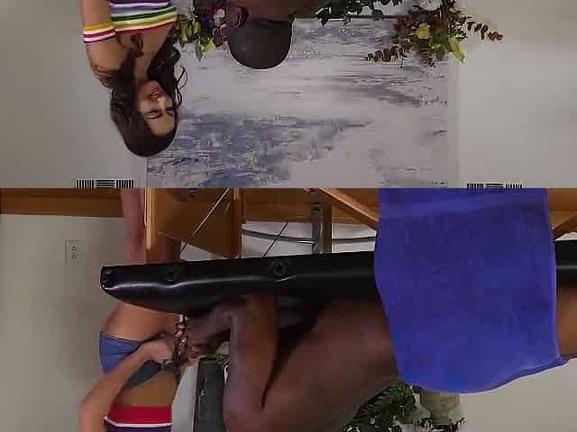 Strokes His Mammoth Black Pecker - Kristen Scott