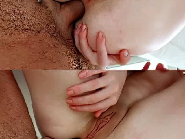 Blonde ass nailed hardcore by a giant black dick