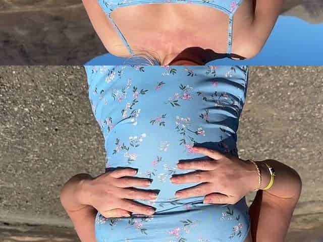 Standing Outdoor Pee on the Street