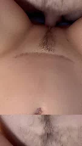 Stepson ducks my cunt with thick knob and nearly cums inside