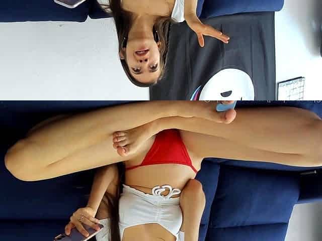 Very hot amateur thai teen girl toying her pussy on cam