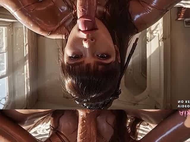 Eve [Stellar Blade] Likes strong cumshots and cum inside (AI-Generated Clip)