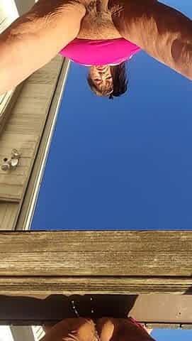 Enjoying Peeing Out Doors