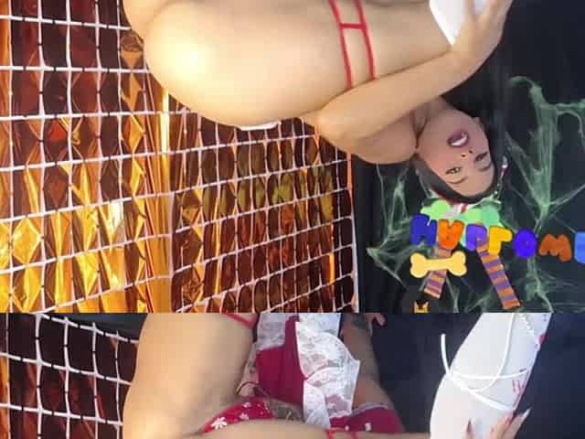 Breasty and large-booty stepmother celebrates Halloween