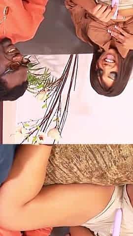Black with huge cock fucks his latina wife after giving her a present