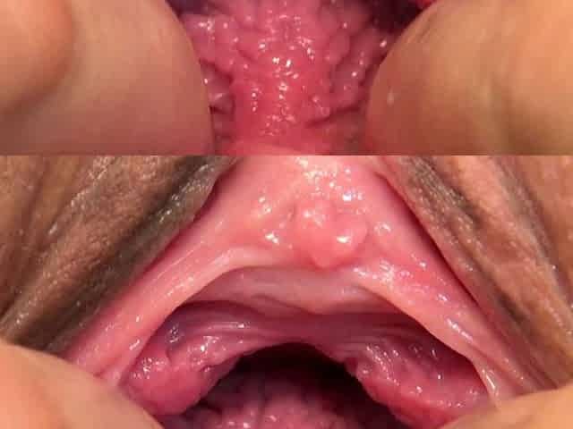 Cummy amateur pussy close up