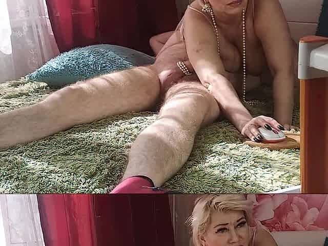Wicked aged wang dancing whilst awaiting for a charming cowgirl mother I'd like to fuck .!. ))