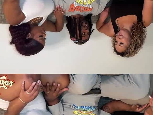 Jayla Page & Raven Thick take turns riding Sly Diggler's Knob - What're Allies For?