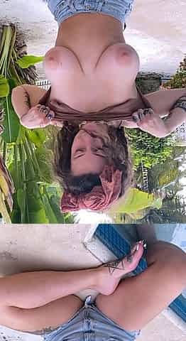 Great Big Boobs On Masturbating Redhead