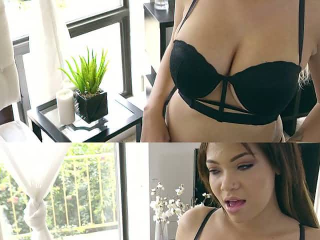 Voluptuous seductress Cassidy Banks and her big bouncing natural tits