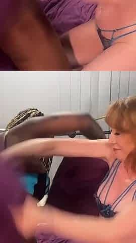 Lesbian Stay Over Strap-on Fuck