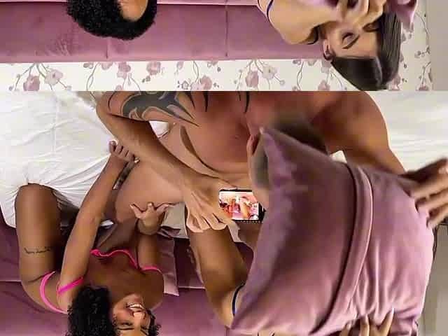 Surprise Amateur FFM Sex