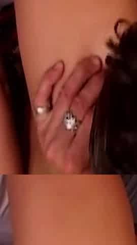 Dripping Cum Tongue Lick After Sloppy Pussy Fingering