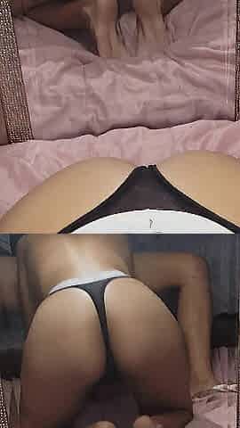 Mamada profunda frente al espejo culo colombiano y twerk ????????
