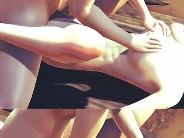 On Titans Hentai - Mikasa Fucked and Threesome with Annie - Manga Anime Japanese Asian Game Porn