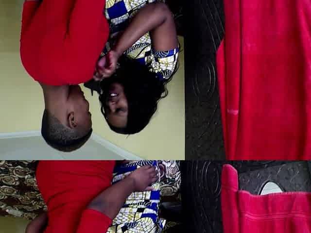 African Lesbians Tribbing In Dirty Backroom
