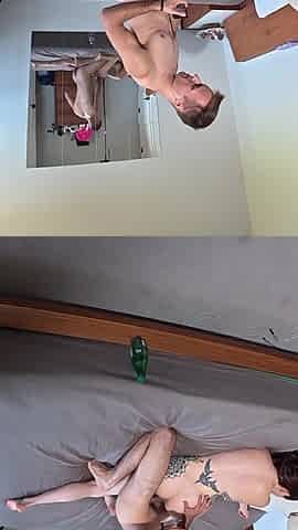 Full 32min Neighbor, Please Just Rub My Pussy and Panties but Don't Penetrate! Creampie