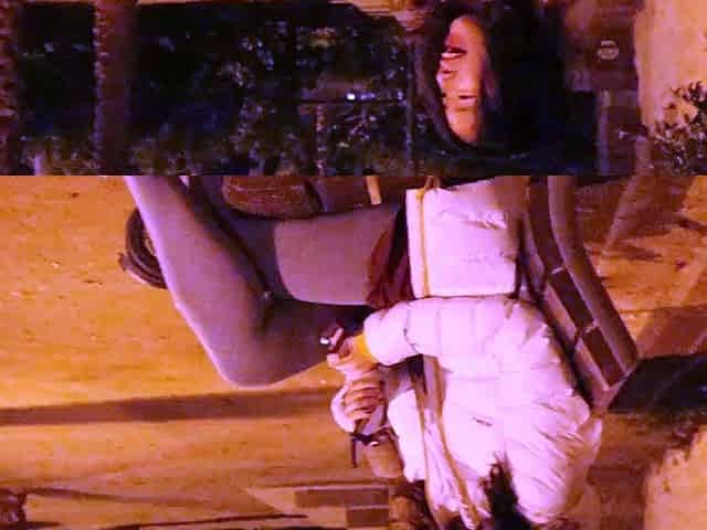 Little Mao brings her vibrator to the park and masturbates
