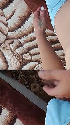 Blowjob of a Big Cock and Fucking a Hairy Pussy