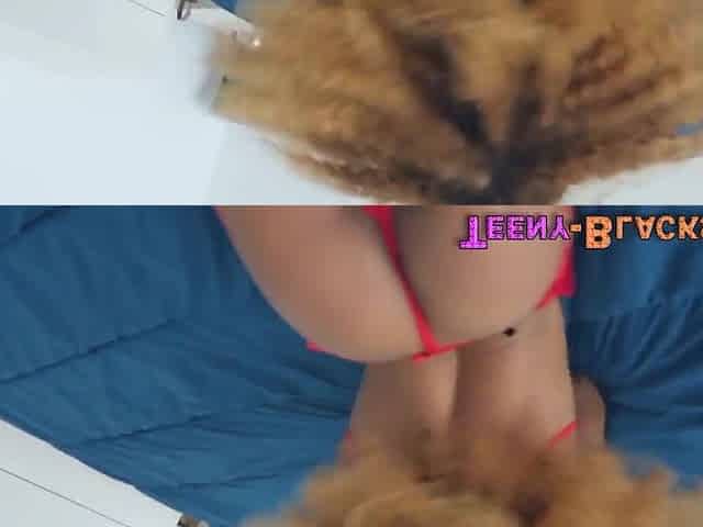 Black Slut Licks Cum Off Cock