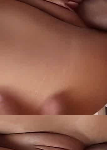 Fucking Blonde with Perfect Body in Threesome Until She Takes Creampie