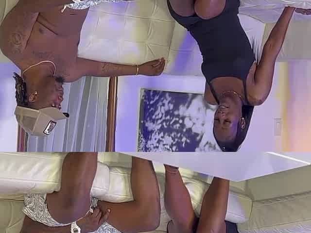 Tiny Ebony Pussy Creaming Riding Big Black Dick