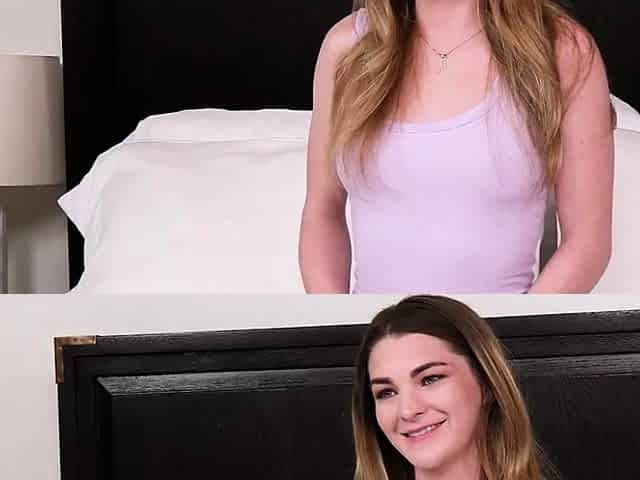 College Cutie Gags on Cock and Takes Deep Facials in Wild
