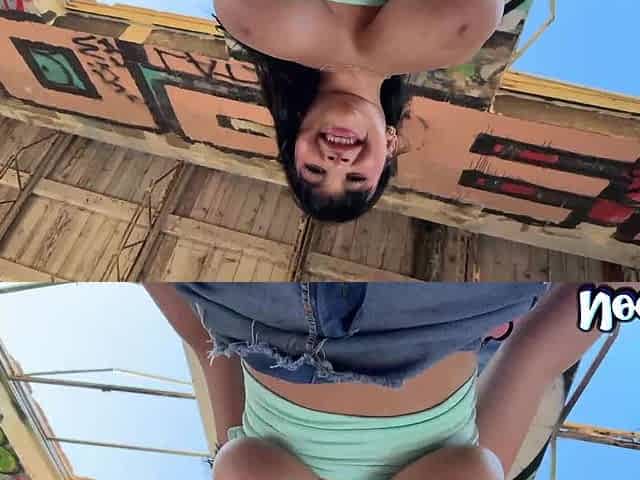 Alexa Mink Risky Outdoor sex