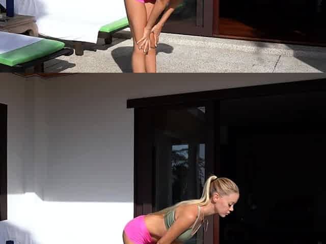Masturbating amateur cums after solo fun