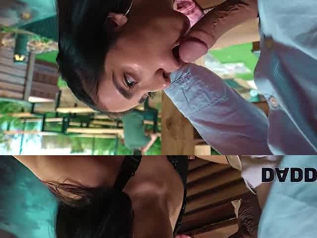 Gets Pounded On The Table After Sucking Big Dick With Denis Marti And Lunita Galactica