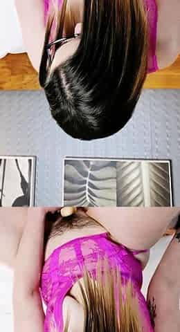 Cute amateur webcam teen girl toying pussy on webcam