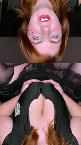 Big boobs milf masturbates with her dildo