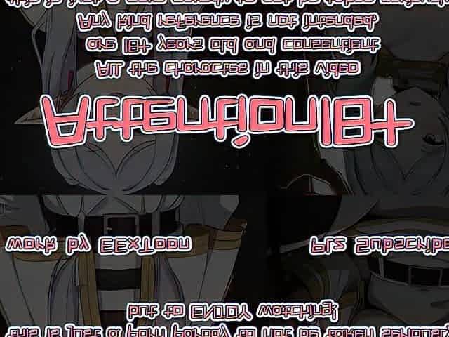Sousou no Frieren manga hentai - Large Breasts Frieren Blow Job