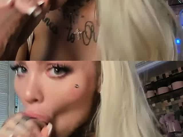 USA sexiest blonde pregnant big boobs beauty webcam show