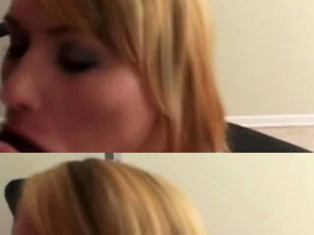 Blonde Housewife Gets Stretched