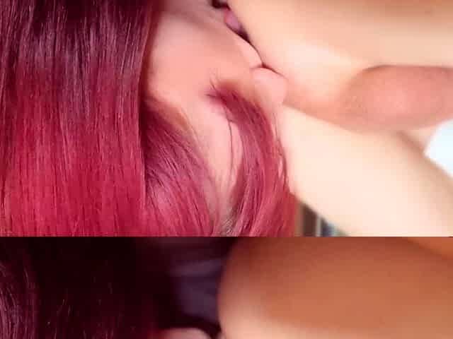 Blonde amateur fetish slut sucks on dick