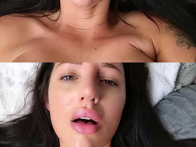 Chubby Brunette Big Boobs Dildo Masturbation