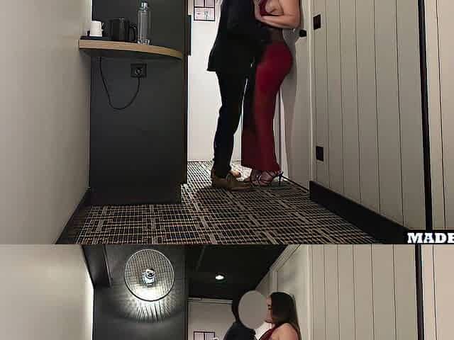 Cute Large Booty French Gal Get Gets Drilled And Creampied Back From A Date !!!